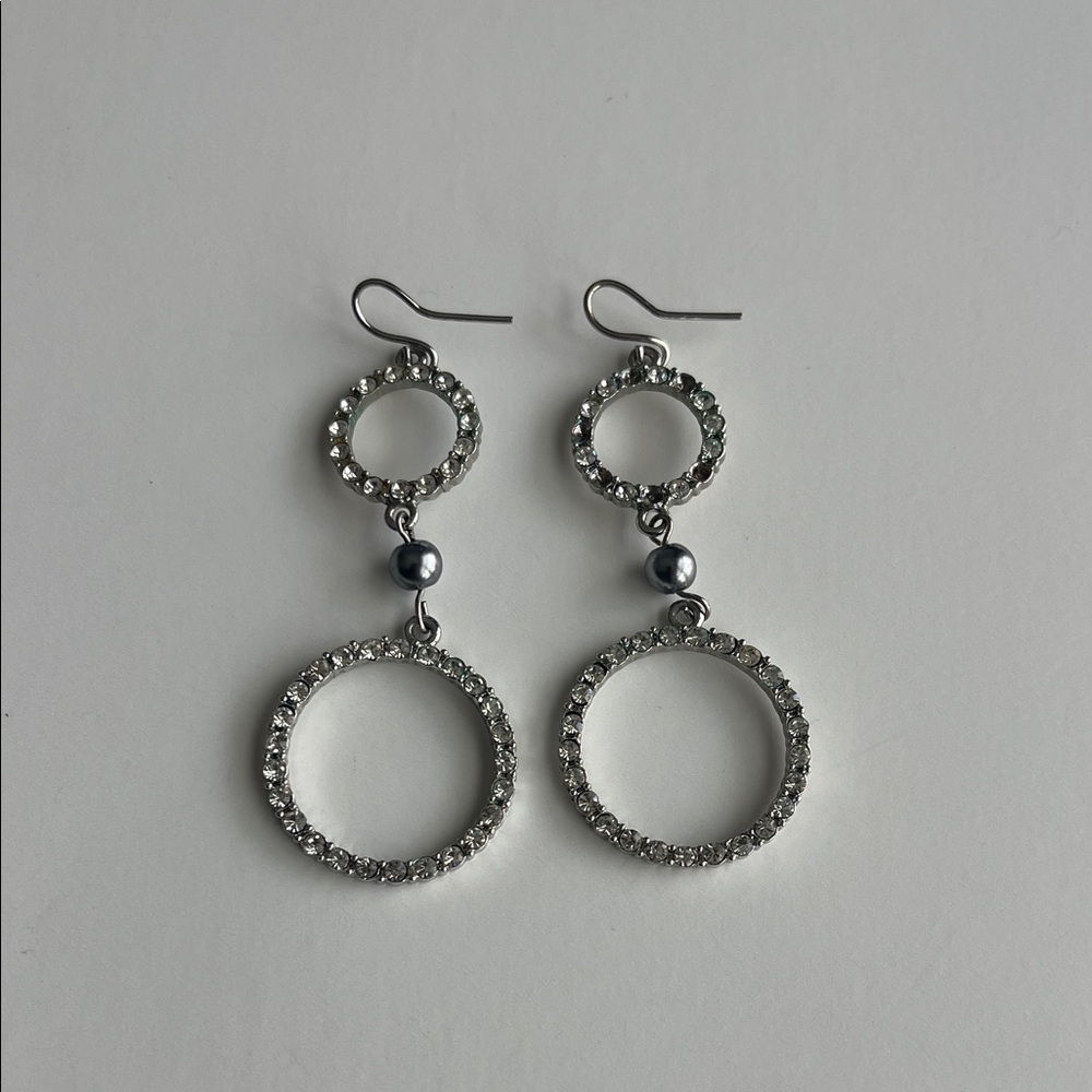 Elegant Silver Drop Earrings